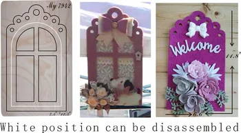

Door and window cutting mold scrapbook handicraft knife mold is compatible with most die cutting machines