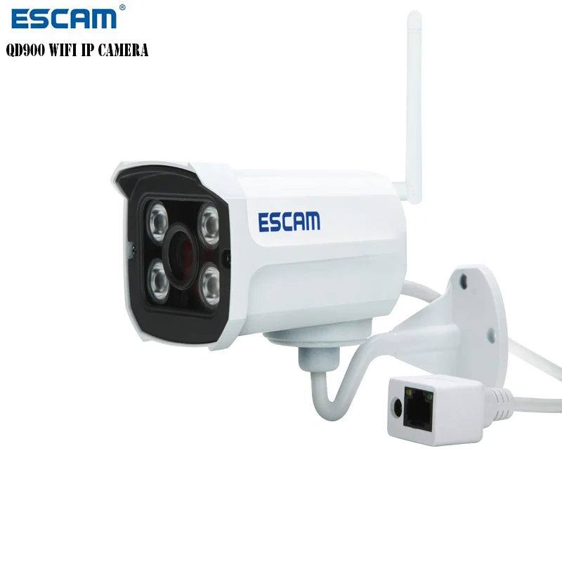 ESCAM 2MP Full HD 1080P Wireless WIFI Mini Network IP Camera IR Night Vision Bullet IP66 Outdoor Waterproof Onvif IPC IP CAM