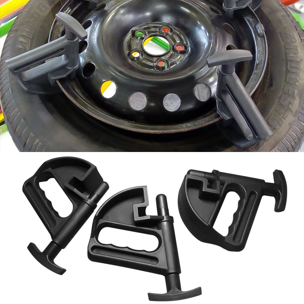 

3Pcs Car Tire Changer Bead Clamp Drop Center Tool Universal Rim Pry Wheel Changing Helper For peugeot 206 207 307
