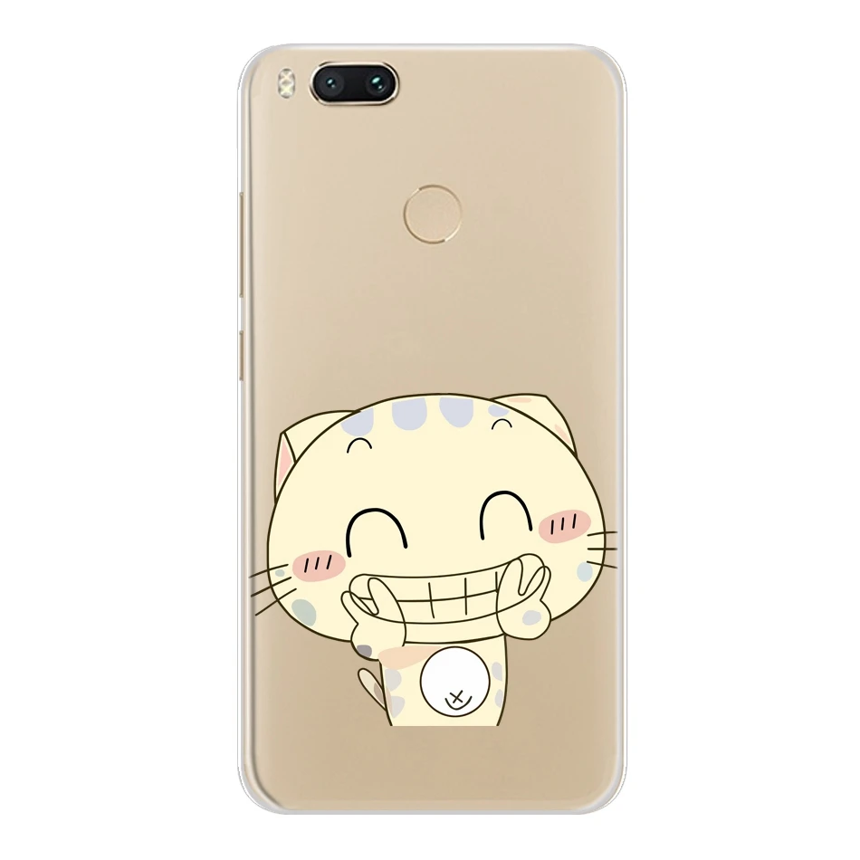 Модный чехол из ТПУ для Xiaomi Mi A1 MiA1 5x мягкий силиконовый телефона A 1 Чехлы задняя