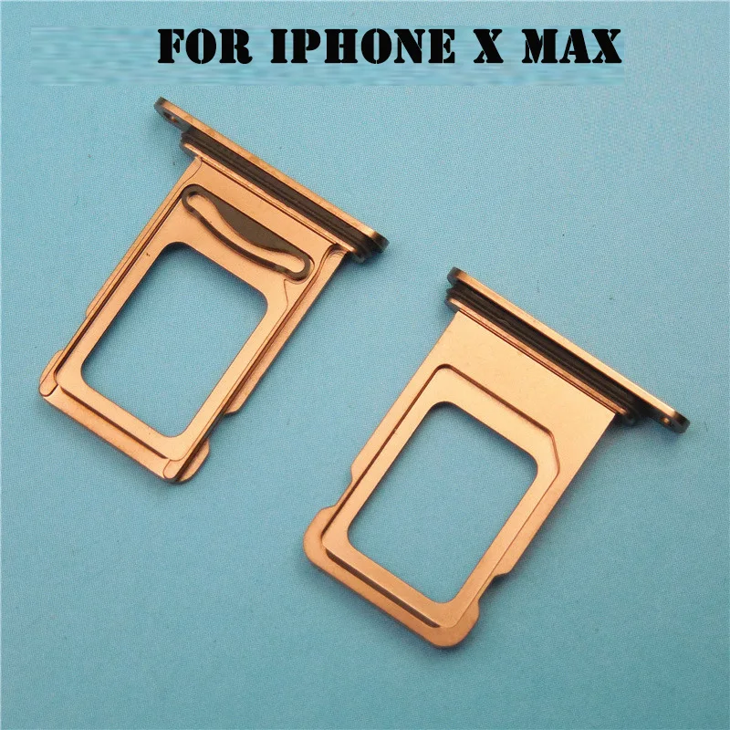 

For iphone xs max Nano SIM Card Holder Tray Slot for For iphone xs max Replacement SIM Card Holder Adapter Customized IMEI