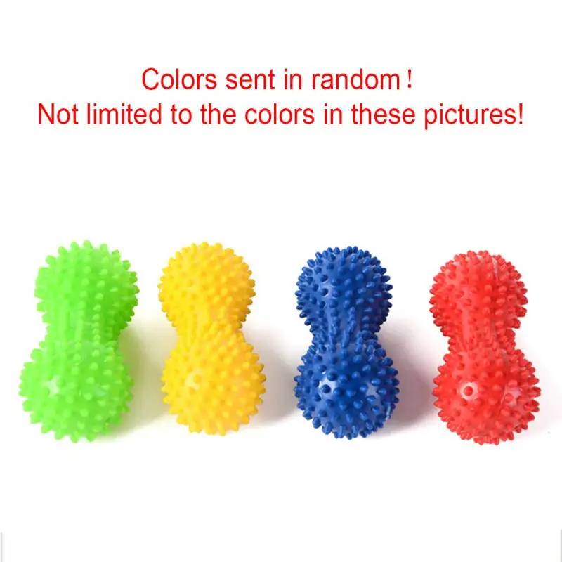 1 шт. принадлежности для йоги с шипами массаж арахиса ручной мяч фитнес-мяч для йоги надувной мешок арахисовый мяч - Цвет: Random Color