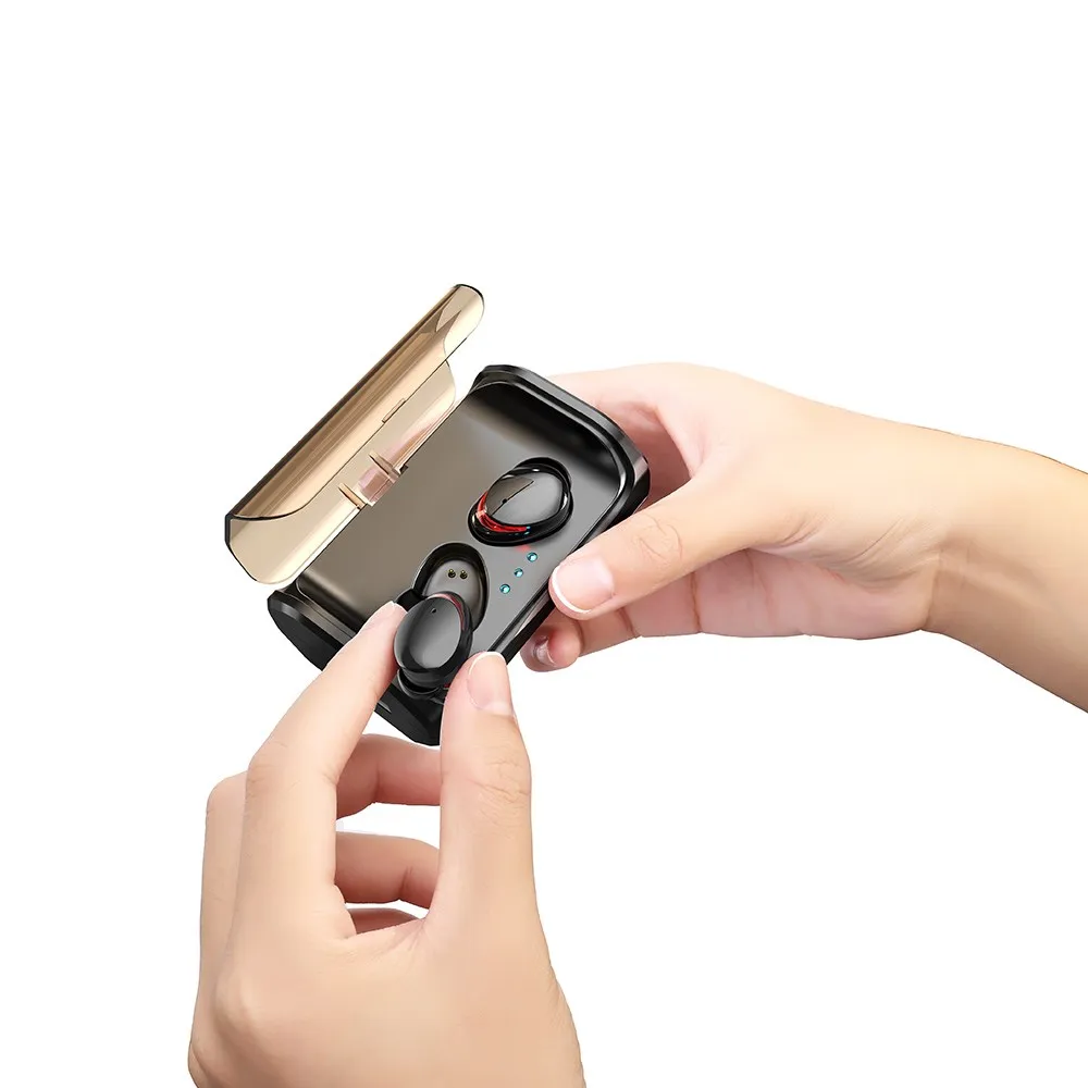 YEINDBOO T8 TWS Bluetooth 5,0 наушники настоящие беспроводные Bluetooth наушники с 90 часами воспроизведения 3000 мАч чехол для зарядки гарнитуры