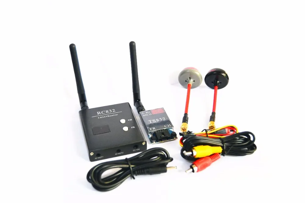 FPV 5,8G 600mW RC832 TS832 TS835 40/48 CHWireless AV TransmitterReceiver 5,8G поляризованная антенна Fatshark для RCAntenna