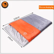 Спальный мешок для взрослых, 2 человека, открытый, для кемпинга, теплый, для двух человек, спальный мешок, внутренний, удобный, для сна, расширяющийся, утолщенный, многоцелевой