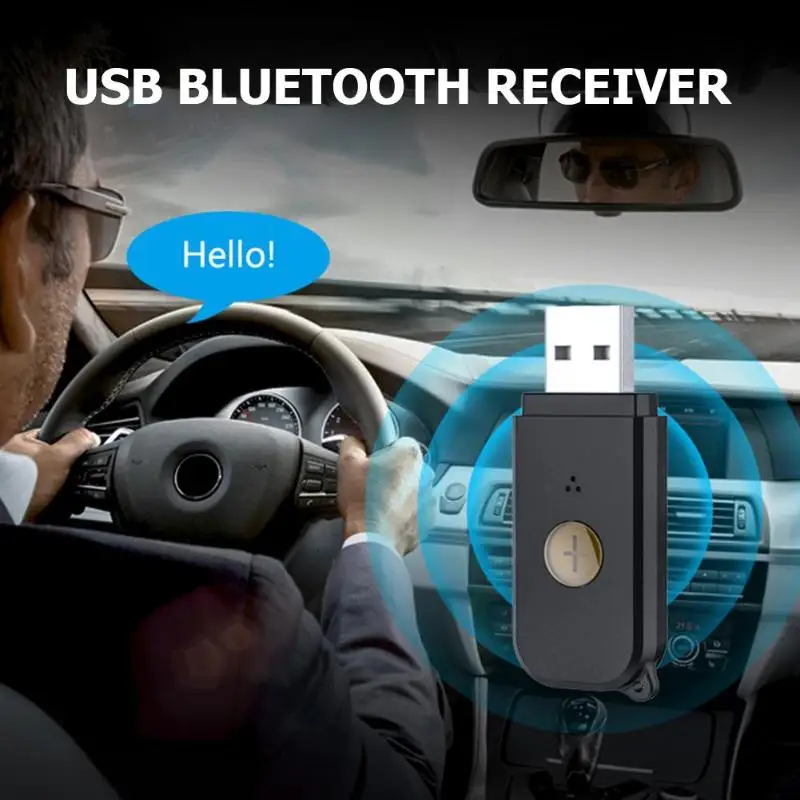 Беспроводной Bluetooth V3.0 приемник Двойной выход стерео USB 3,5 мм аудио динамик для USB порта автомобиля аудио для IPAD