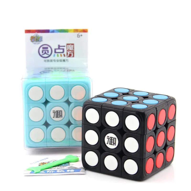 

Yumo Dots 3x3x3 Candy Color Speed Cube Smooth Twist 3x3 Cube Puzzle Anti-stress Educational Toys Gift For kids Adult