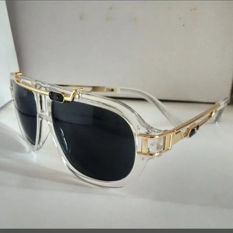 Капелус Европейская и американская мода золотые солнцезащитные очки, мужские и женские зеркальные лягушки, Женские повседневные очки 8018