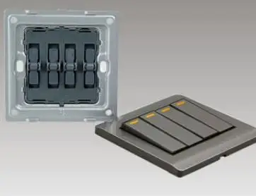 Wall-Switch-4-Gang-2-Way-86Type-Brushed-Stainless-Steel-Switch-Panel-10A-AC110-250V (1)