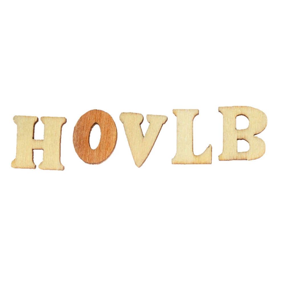 100 шт. Незаконченные деревянные буквы в стиле пэчворк Scrabble плитка Алфавит режущие