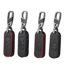 Чехол для ключей автомобиля из натуральной кожи для Mazda 2 3 6 CX-5/CX5 Atenza CX-7 CX-9 MX5 чехол для ключей для автомобиля аксессуары для интерьера