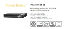 DAHUA 8 Channel Compact 1U 8PoE Lite Network Video Recorder without Logo NVR2108HS-8P-S2