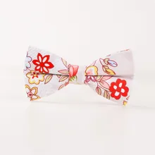 Mantieqingway хлопковый галстук-бабочка, солидный галстук-бабочка для мужских галстуки бабочки для костюма, высококлассный жаккардовый галстук-бабочка с цветочным рисунком для мужской свадьбы