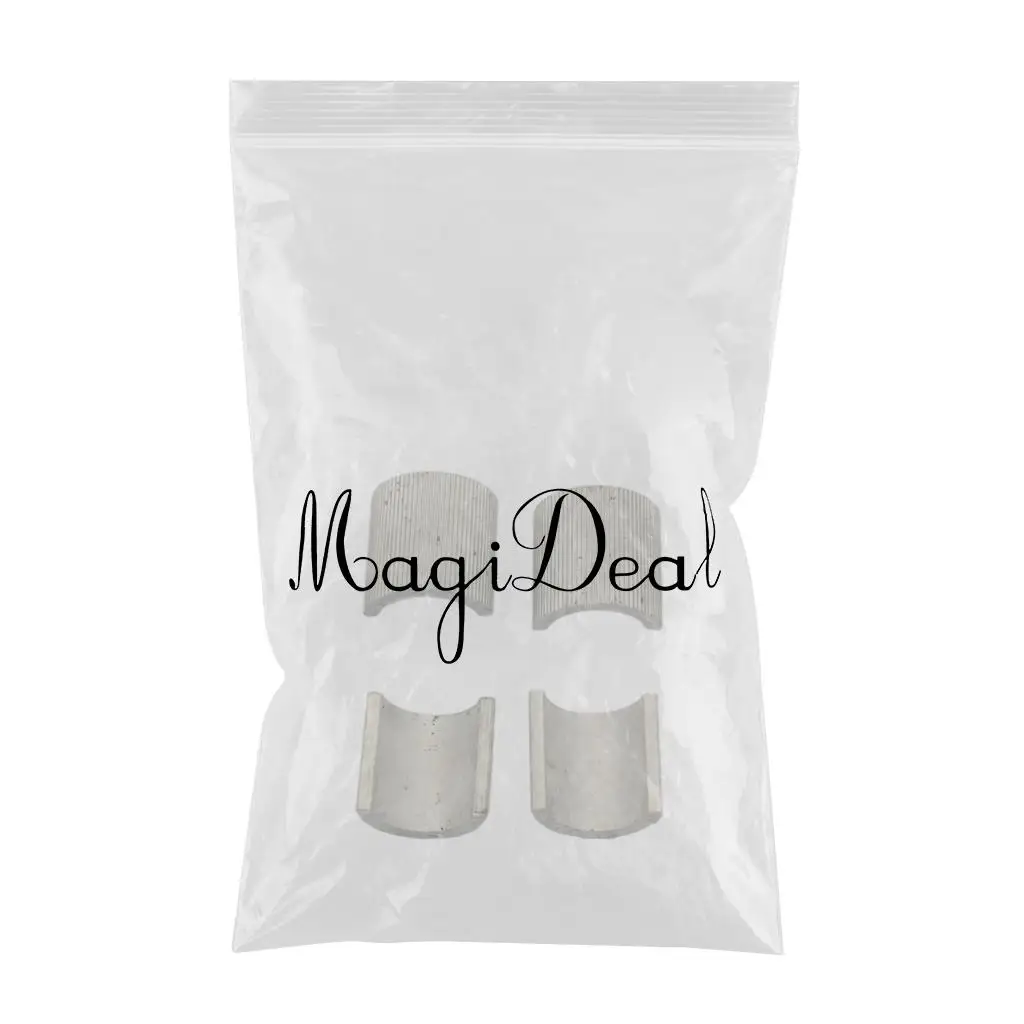 4 Pieces Aluminum Alloy Handlebar Mounts Risers Clamps Spacers Shims Fits 22mm Diameter Handlebar