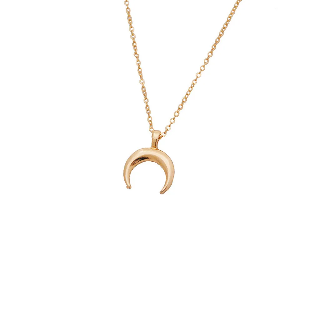 

Personality Moon Necklace Female Crescent pendant necklace Romantic Fashion Classic Jewelry Christmas Gift Birthday Gift