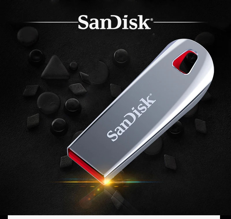 Sandisk USB 2,0 мини Usb флэш-накопитель USB флешка флэш-диск 16 ГБ 32 ГБ 64 ГБ Бесплатный Шнур Z71 металлический дешевый