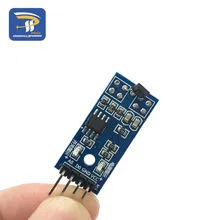 Módulo de sensores de hall 3144e, 4 pinos de interruptor magnético, módulo de sensor de contagem de velocidade para arduino smart car