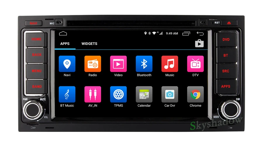 Flash Deal C500 Android 6.0 2GB RAM Car DVD Player Wifi Bluetooth Radio GPS Navi Headunit For VW TOUAREG T5 MULTIVAN Transporter 4G SIM LTE 2