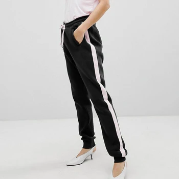 

Autumn New Arrival Women Casual Side Striped Contrast Color Harem Pants Casual Long Length Ankle-banded Pants