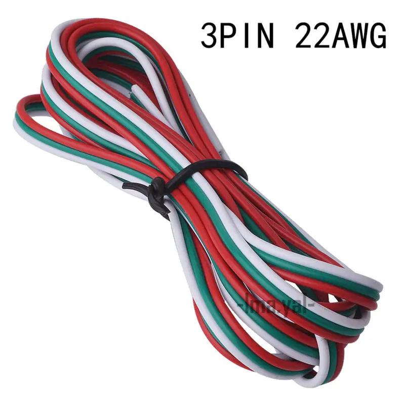 20 м/5 м/10 м 2pin провод 3pin провод 4Pin 5pin удлинитель провода, 22 awg провода, RGB+ белый провод Соединительный кабель для 3528 5050 светодиодные ленты