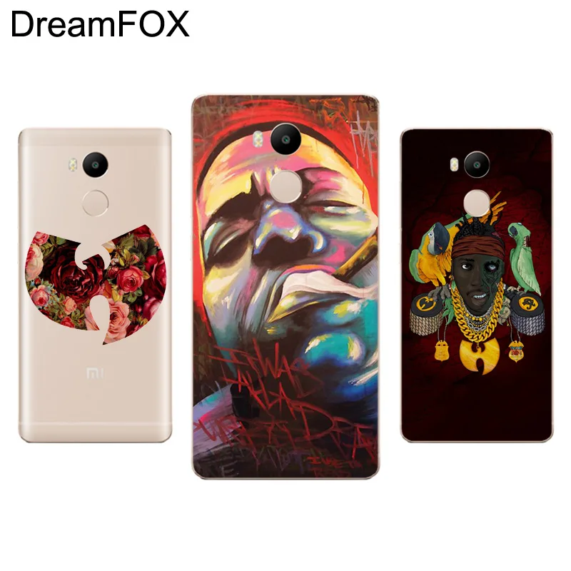 DREAMFOX M155 Wu Tang Killa Bees хип хоп Мягкий силиконовый чехол из ТПУ для Xiaomi Redmi Note 3 4 4X5 5A 6 7 Pro