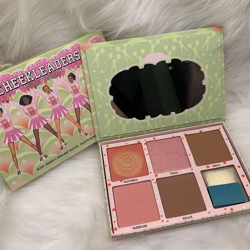 

Eye Shadow - 5 Colors Powder Highlighter Makeup Palette Shimmer Contouring Kit Highlighting Concealing Bronzer Set