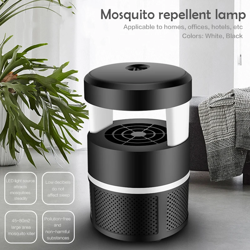 Бытовой немой насекомых УФ лампы Anti Mosquito Zapper USB безызлучательной убийца лампы электрические комаров Фотокатализ вредителями убийца