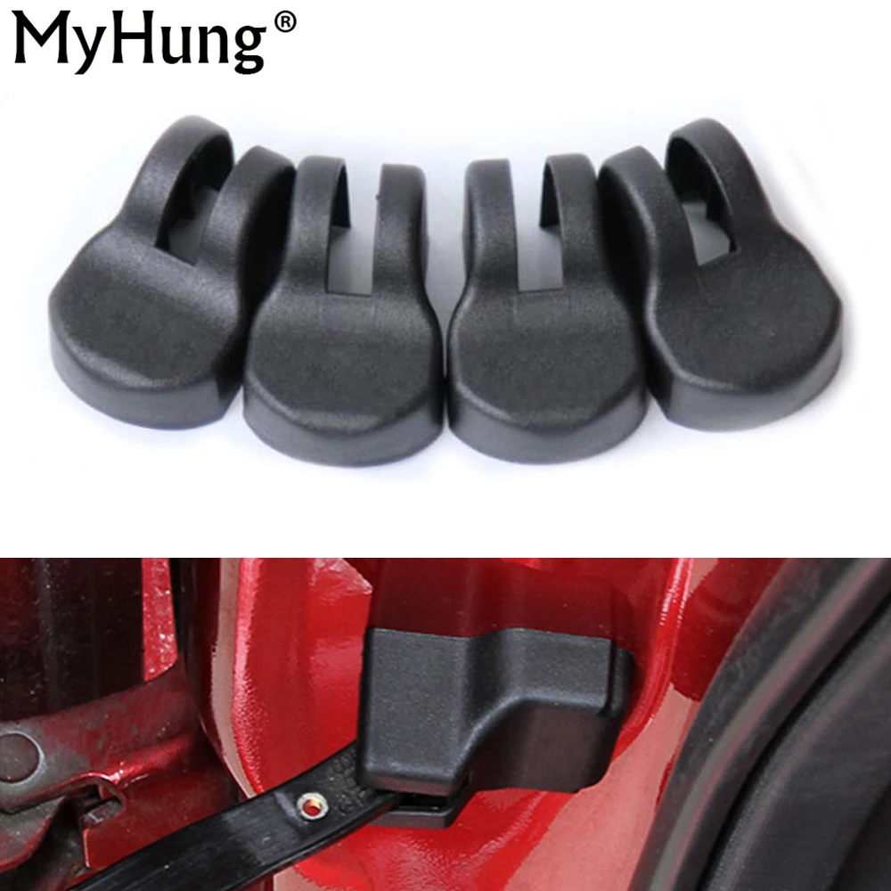 

For Ford Kuga Escape 2013 2014 2015 MONDEO Explorer Edge Car Door Stopper Cover Protective Cover Plastic Covers 4pcs Car Styling