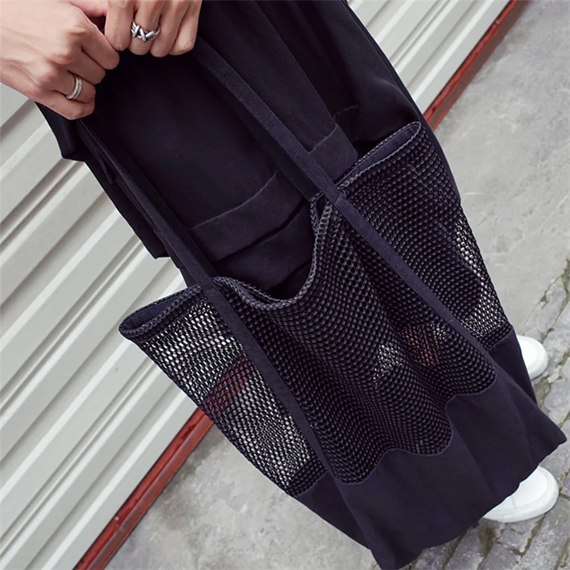 2017 New Fashion Trend Mesh Hollow Foldable Reusable Shopping Bags Canvas Shoulder Bag Large Capacity Shopping Bag Handbags 2017 New Fashion Trend Mesh Hollow Foldable Reusable Shopping Bags Canvas Shoulder Bag Large Capacity Shopping Bag Handbags