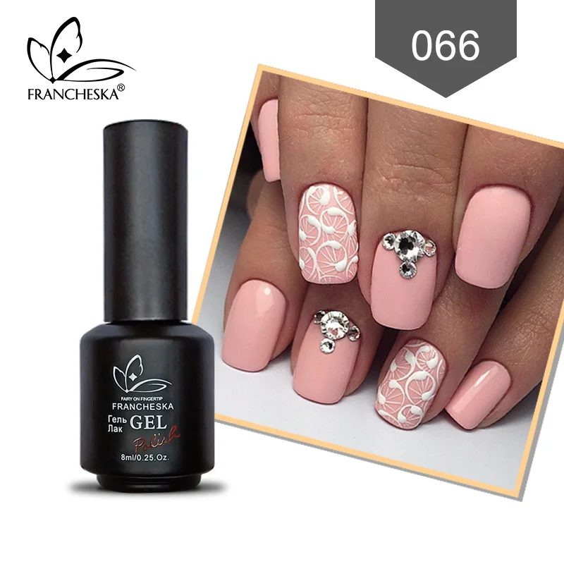 

Francheska HOT SLAE pink series nail gel polish unas oje gellak gel nail polish semipermanente long lasting soak off gelpolish