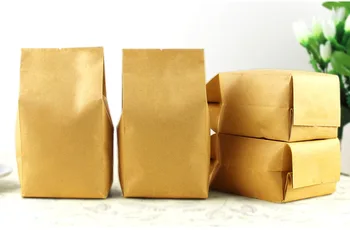 

Kraft Paper Bags Food tea brown Gift Bags Biscuits Bread Bags Party Wedding supplies Wrapping Gift Retail store takeout Bags