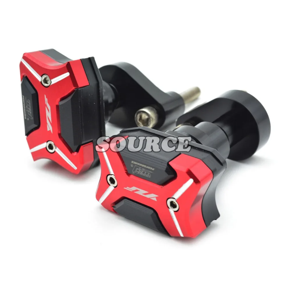 

With "YZF"logo Motorcycle Frame Crash Pads Engine Case Sliders Protector Red Motorcycle Frame Slider For Yamaha YZF R1 2007-2008