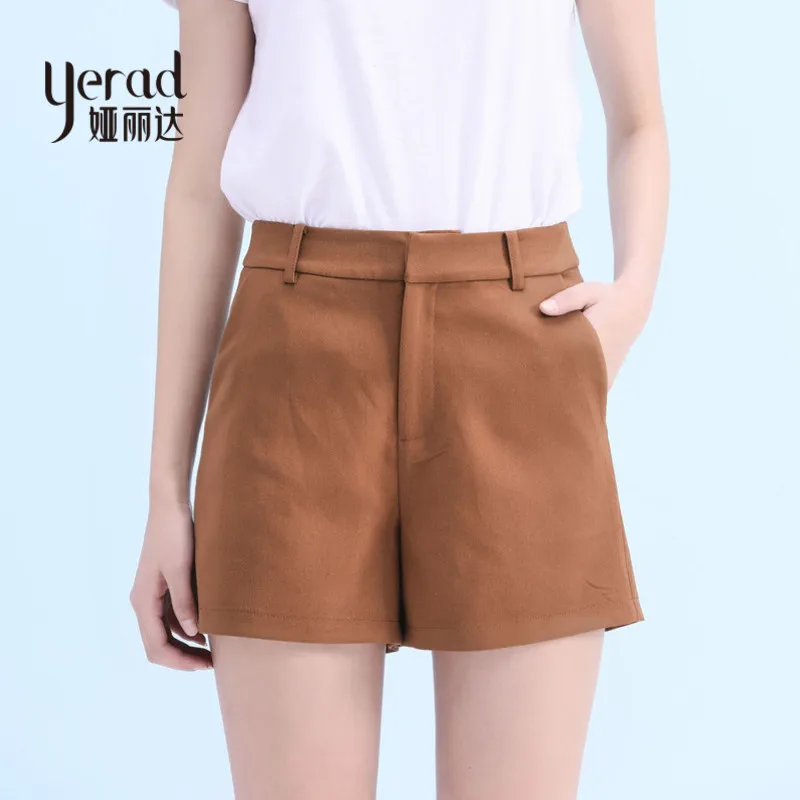 YERAD Summer New Office Lady Hot Fashion Suit Shorts Women A Line Wide