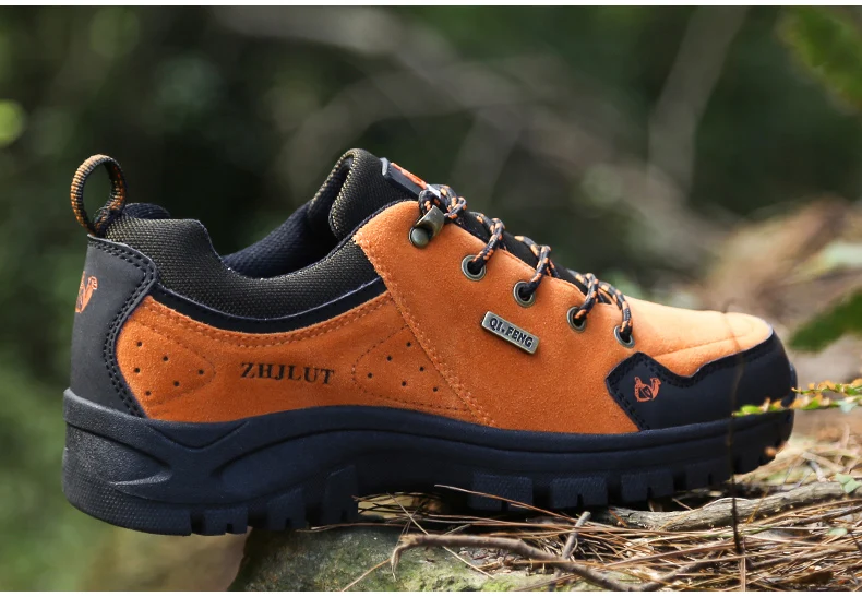 Men Suede Mountain Climbing Shoes (40)