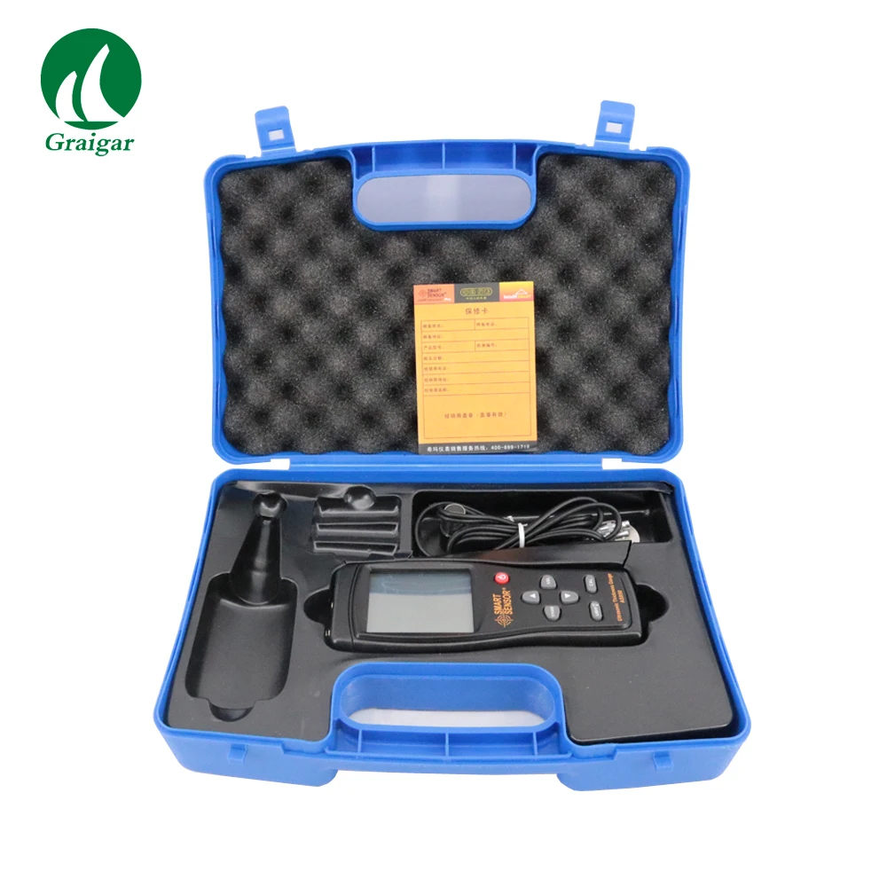 

AS850 Smart Sensor Thickness Meter Ultrasonic Thickness Gauge with Auto Sound Velocity Range 1000~9999m/s