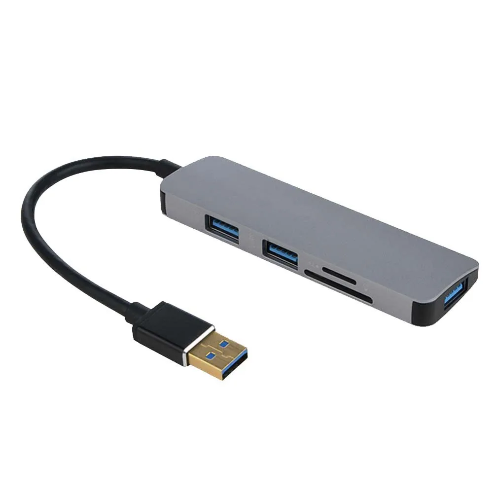 USB 3,0 5в1 адаптер 3xUsb3. 0 SD TF кард-ридер концентратор для ПК ноутбука подключение нескольких устройств 5 Гбит/с скорость передачи 31