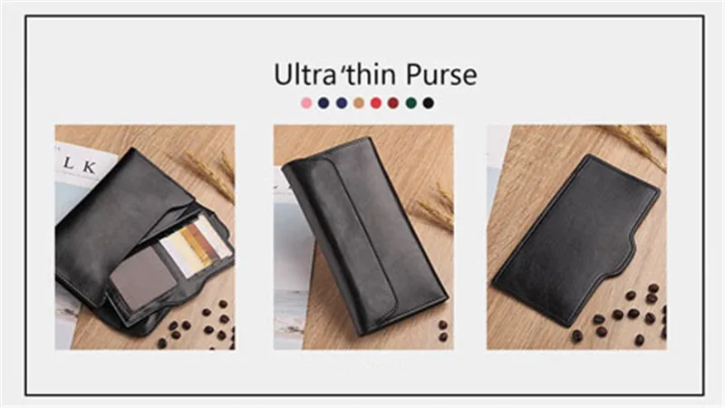 Women'S Genuine Leather Wallet Women Long Purse Clutch Money Phone Card Holder Female Wallet Soft Leather Carteira Feminina 2018 main (1)