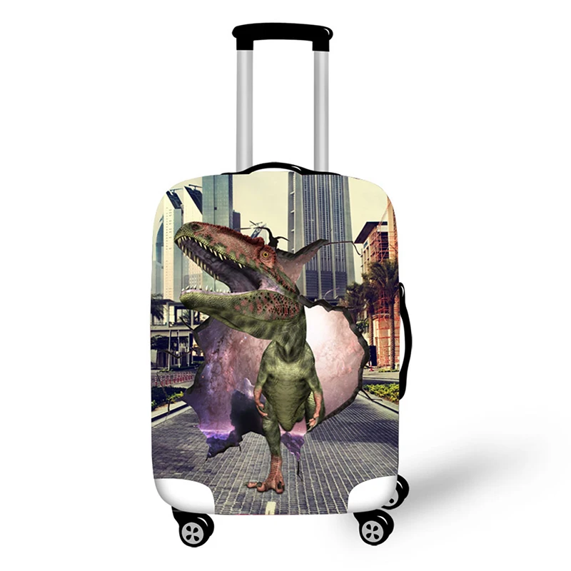 3D Dinosaur Design travel accessories suitcase protective covers 18-30 inch elastic luggage dust cover case stretchable 3D Dinosaur Design travel accessories suitcase protective covers 18-30 inch elastic luggage dust cover case stretchable