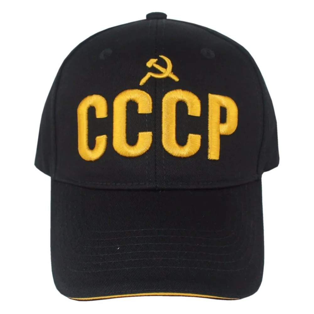 RUSSIAN TOP FASHION BASEBALL CAP 100 COTTON RUSSIAN STYLE THE USSR RED