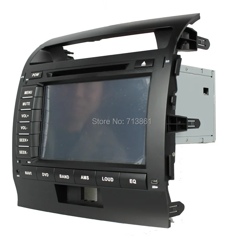 Top 8 inch 2 din Android 6.0 for Toyota land cruiser 2008 2010 car dvd,gps navigation 4G,4 core,16G,1024 x 600,Russian,English 7