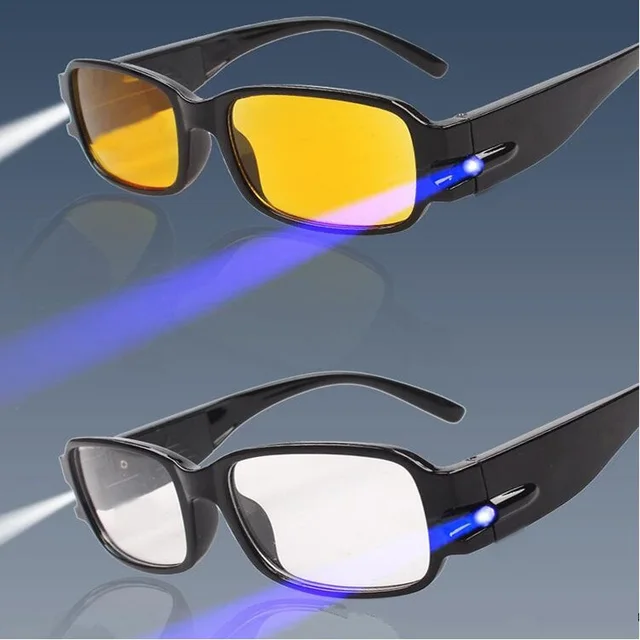 Multi Strength Reading glasses with LED glasses Man Woman Unisex