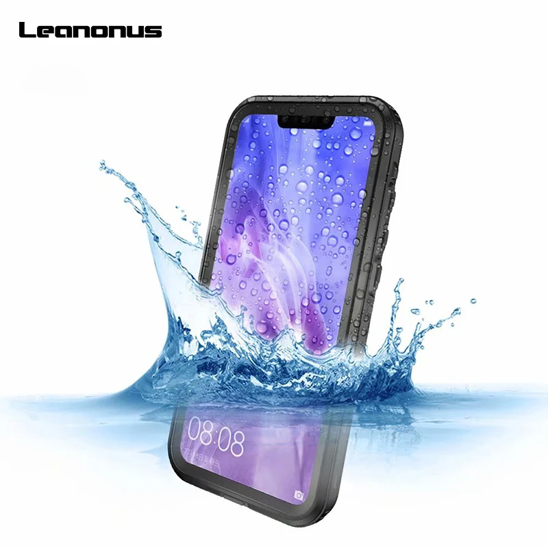 كامل المغطاة للماء قذيفة لهواوي P20 لايت التزلج حالة IP68 للماء حافظة لهاتف huawei P20 لايت نوفا 3e السباحة واقية فوندا