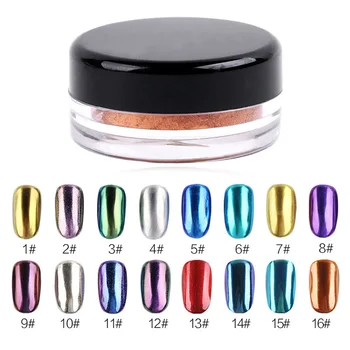 

1g/box Shinning Mirror Nail Glitter Powder amazing Nail Art Chrome Pigment Glitters Dust Nail Art Decorations