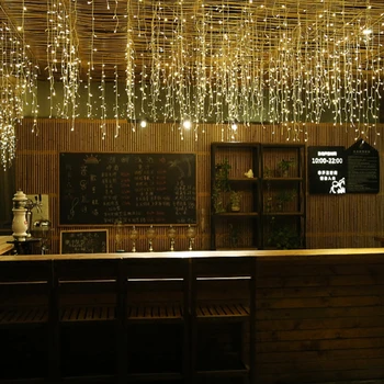 

LED fairy lightConnectable 5M led curtain icicle string light led Christmas lamps Icicle Lights Xmas Wedding Party Decoration