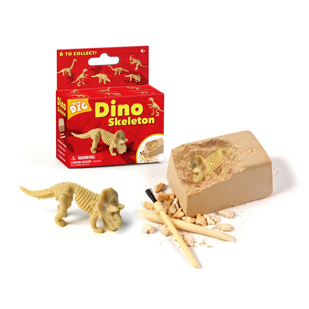 

Children Educational Dinosaur Fossil Excavation Toy Sets Environmentally Friendly Materials Toys for Kids Christmas Gift- Random