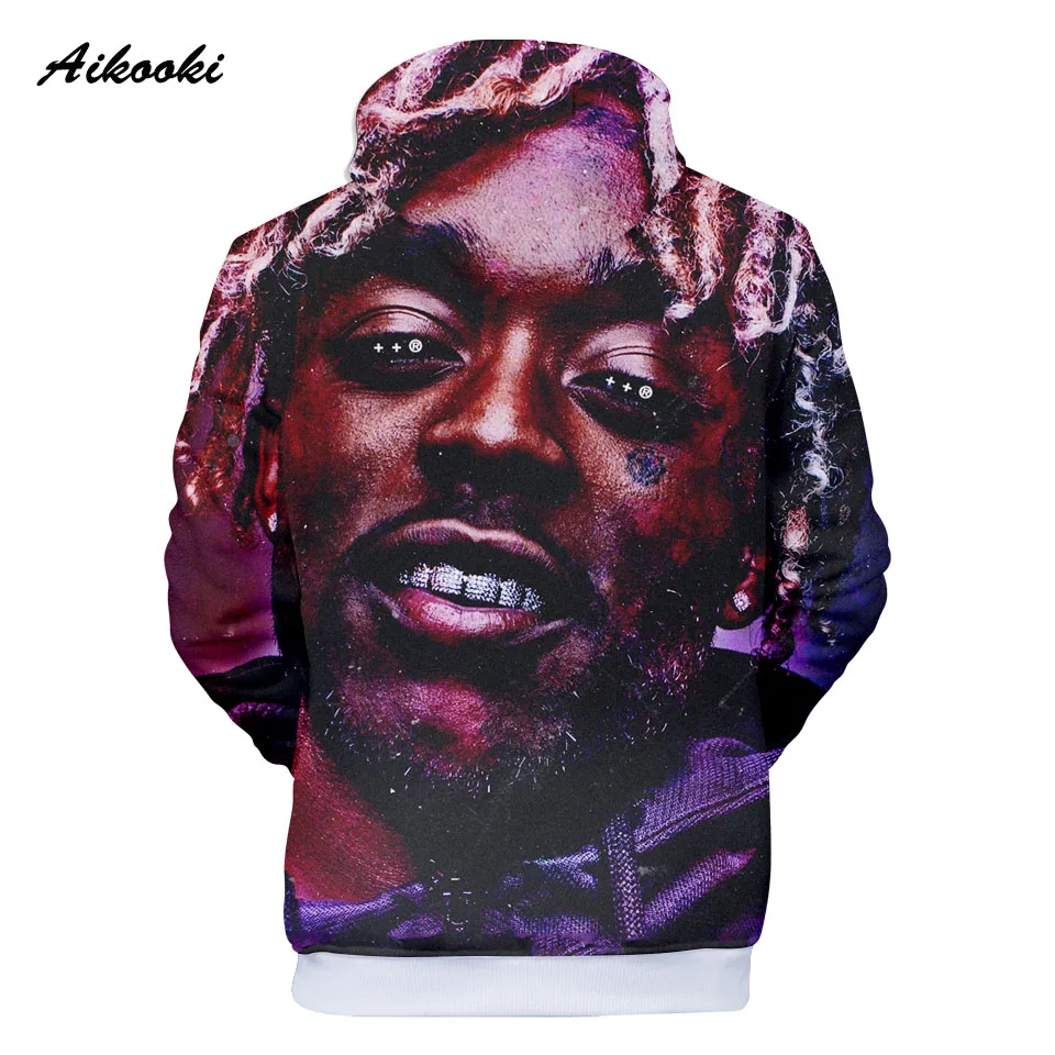 Aikooki мужские толстовки с 3D принтом Rapper Lil uzi VERT Зимние Модные мужские/женские толстовки с длинным рукавом Толстовка Повседневный хип-хоп пуловер