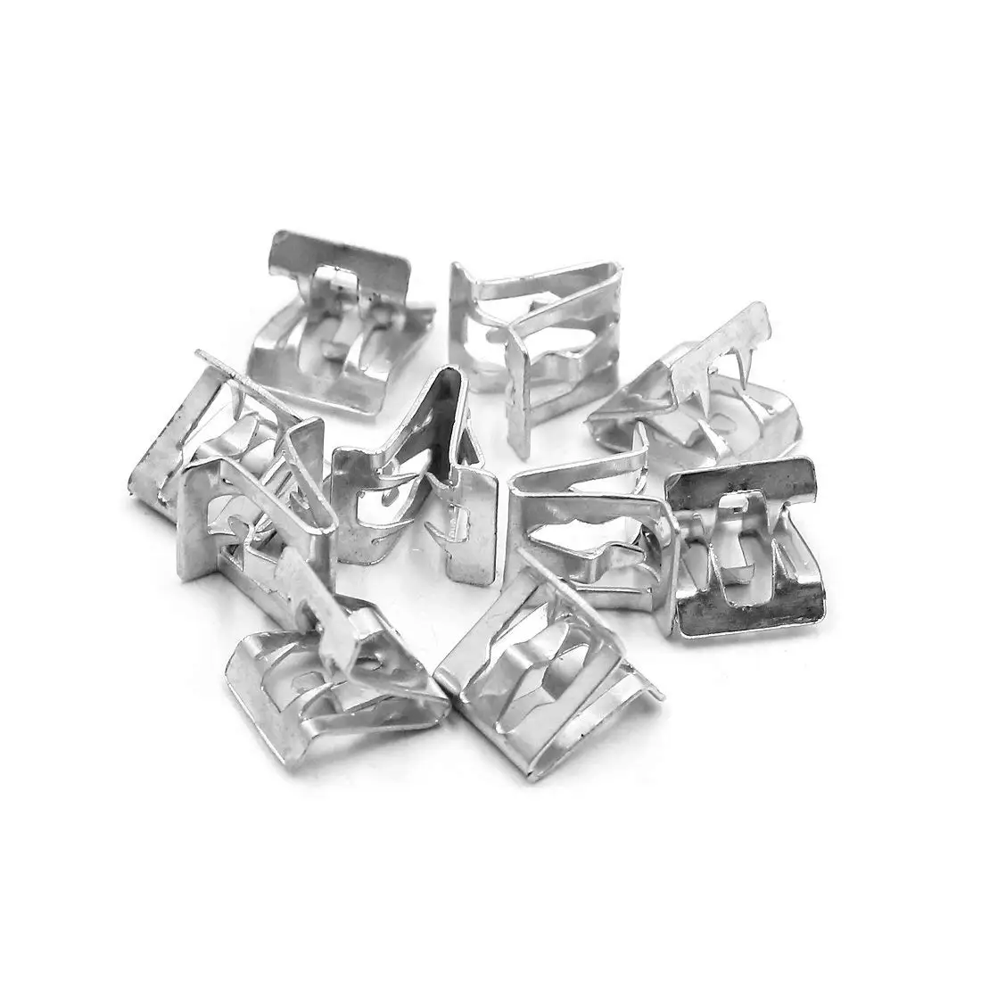 uxcell 10Pcs Metal Rivets Car Interior Dashboard Panel Trim Clips