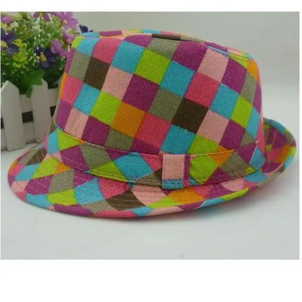 Новая мода мальчиков Fedoras крышка младенца dicer лучших шляпа-федора - Цвет: N6