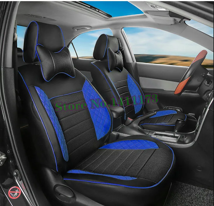 257 PU LEATHER CAR SEAT COVERS (6)