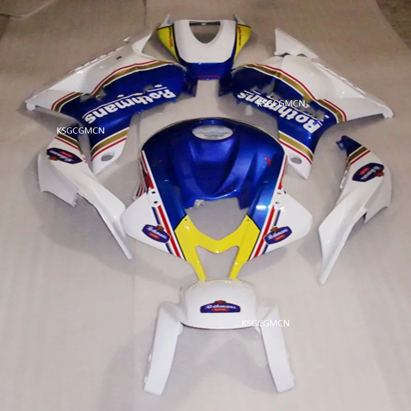 Injection molding ABS full Fairing kit for HONDA CBR600RR 2009 2010 2011 2012 CBR 600 RR blue white fairings 09-12 | Автомобили и